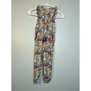 Fat face Jumpsuit Girls 3/4 Floral Lightweight Summer